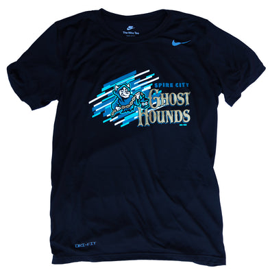 Spire City Ghost Hounds Nike Black 332 Dri-Fit Tee